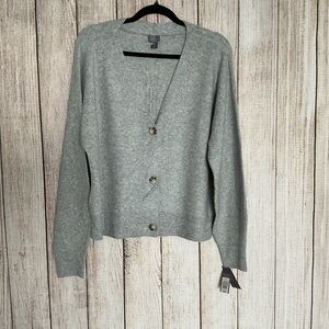 Auden Heather Gray Women's Cardigan